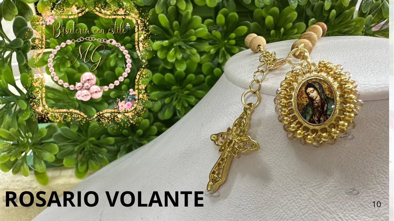 ROSARIO PARA VOLANTE DE CARRO 📿🚗  | Rosario En Alambrismo