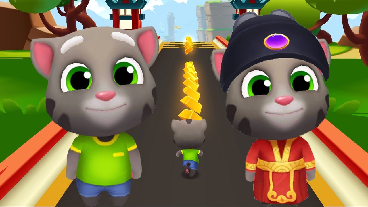 Talking Tom Vs Fortune Tom - Talking Tom Gold Run