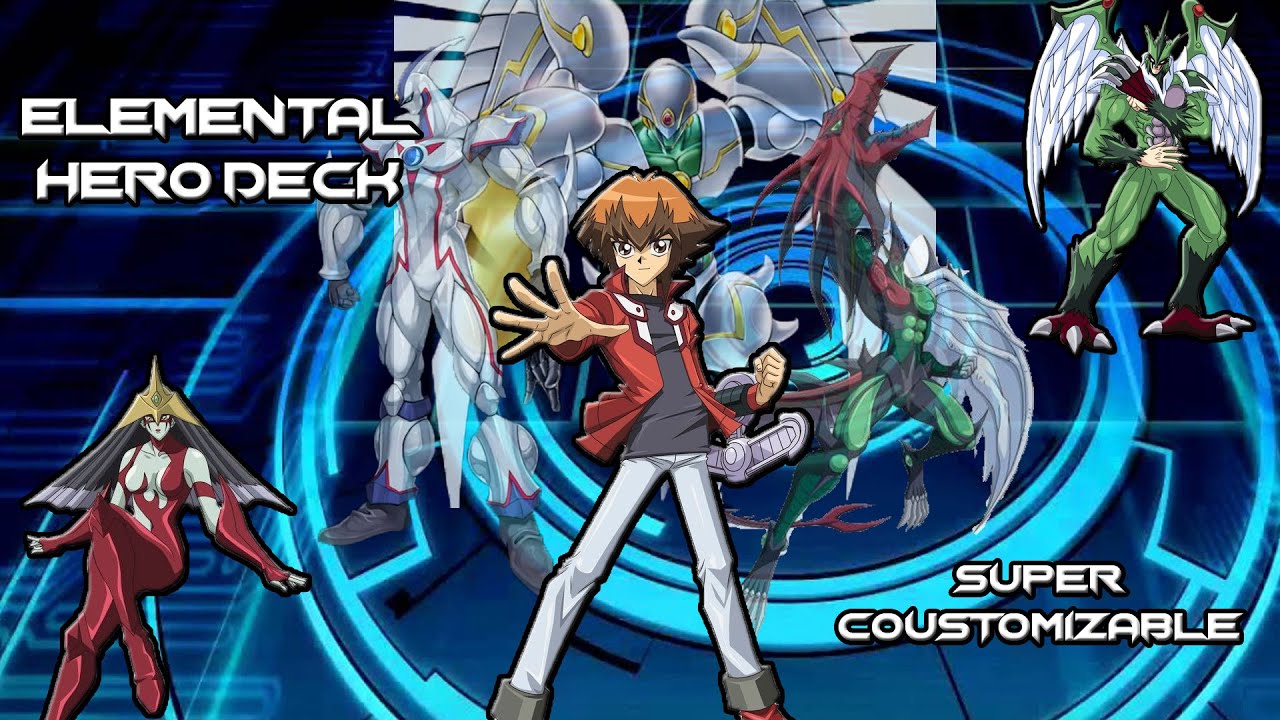 The most CUSTOMIZEABLE decks ever!!! | Elemental Hero Deck Yu-Gi-Oh Duel Links Episode 9
