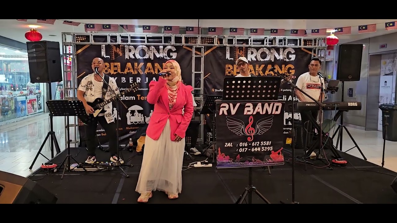 Sepi Sekuntum Mawar Merah - Ella | cover by Shasha with RV Band