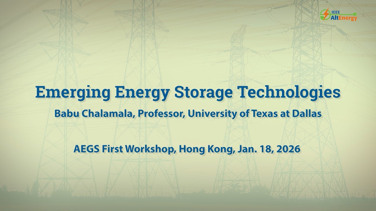 Emerging Energy Storage Technologies