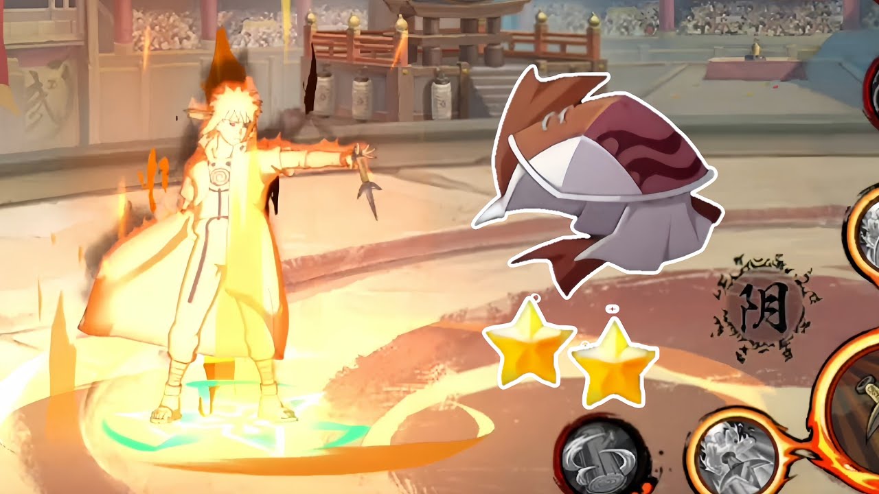 MINATO EDO KURAMA MODE GAMEPLAY - NARUTO MOBILE FIGHTER PVP