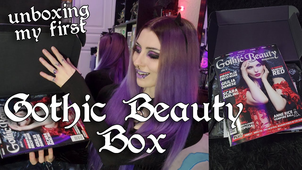 Unboxing Mystery Gothic Beauty Box | Gothic Beauty Magazine Subscription Box 54 from Zinetastic