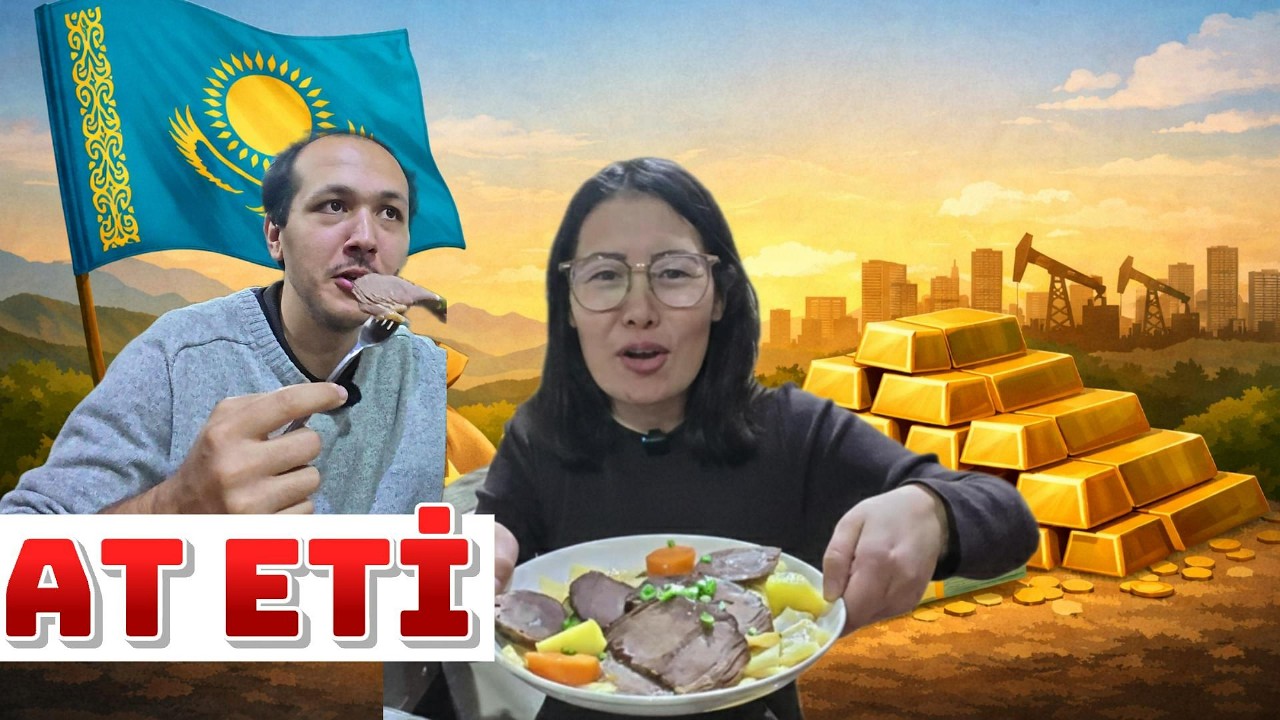 EN ZENGİN TÜRK DEVLETİ KAZAKİSTAN 🇰🇿 AT ETİ DENEDİM!!