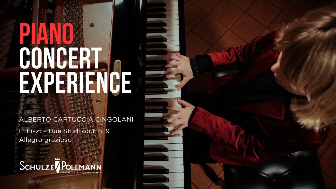 Allegro grazioso Due Studi op.1 n.9 - F. Liszt con PIANO CONCERT EXPERIENCE Alberto Cartuccia