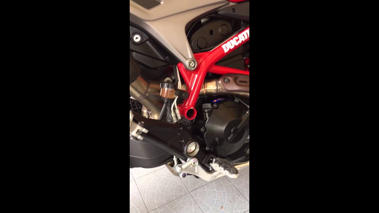 Ducati Hypermotard 821 Termignoni Exhaust Fullysystem Instal With Up Map
