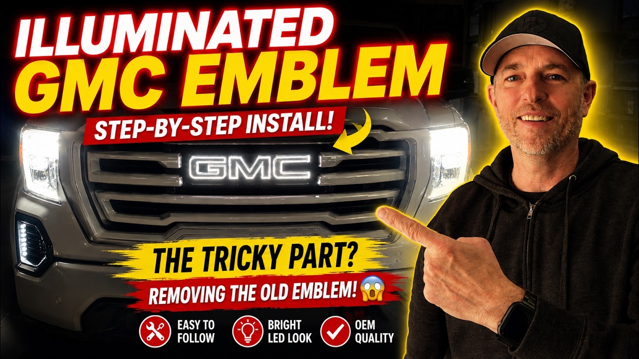 How to Install the Illuminated LED GMC Sierra Emblem / Badge - A Genuine GM Part