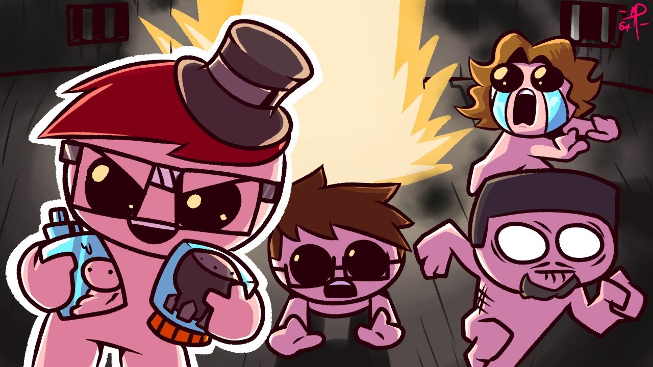 Modded 4 Player Isaac is Too Much.