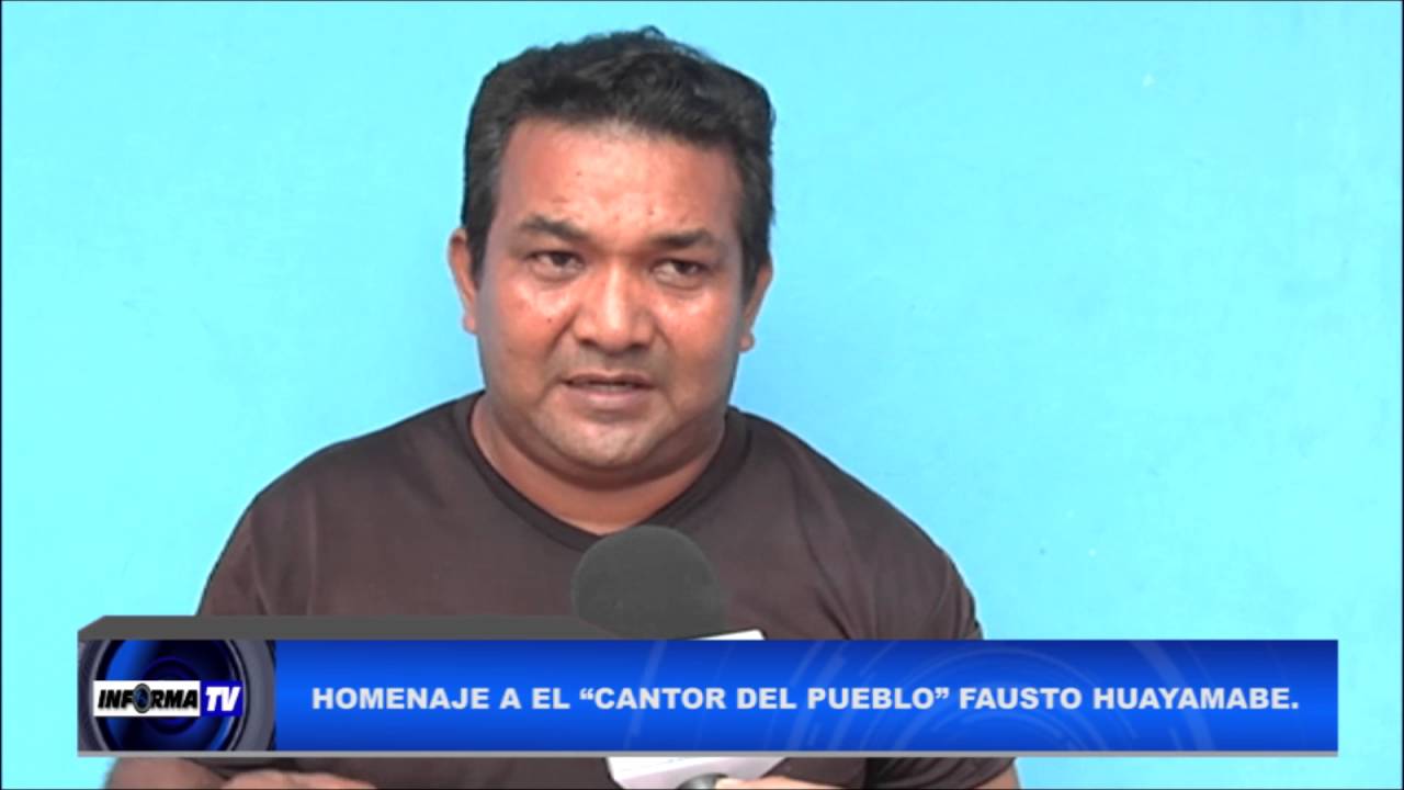 Homenaje Fausto Huayamabe 