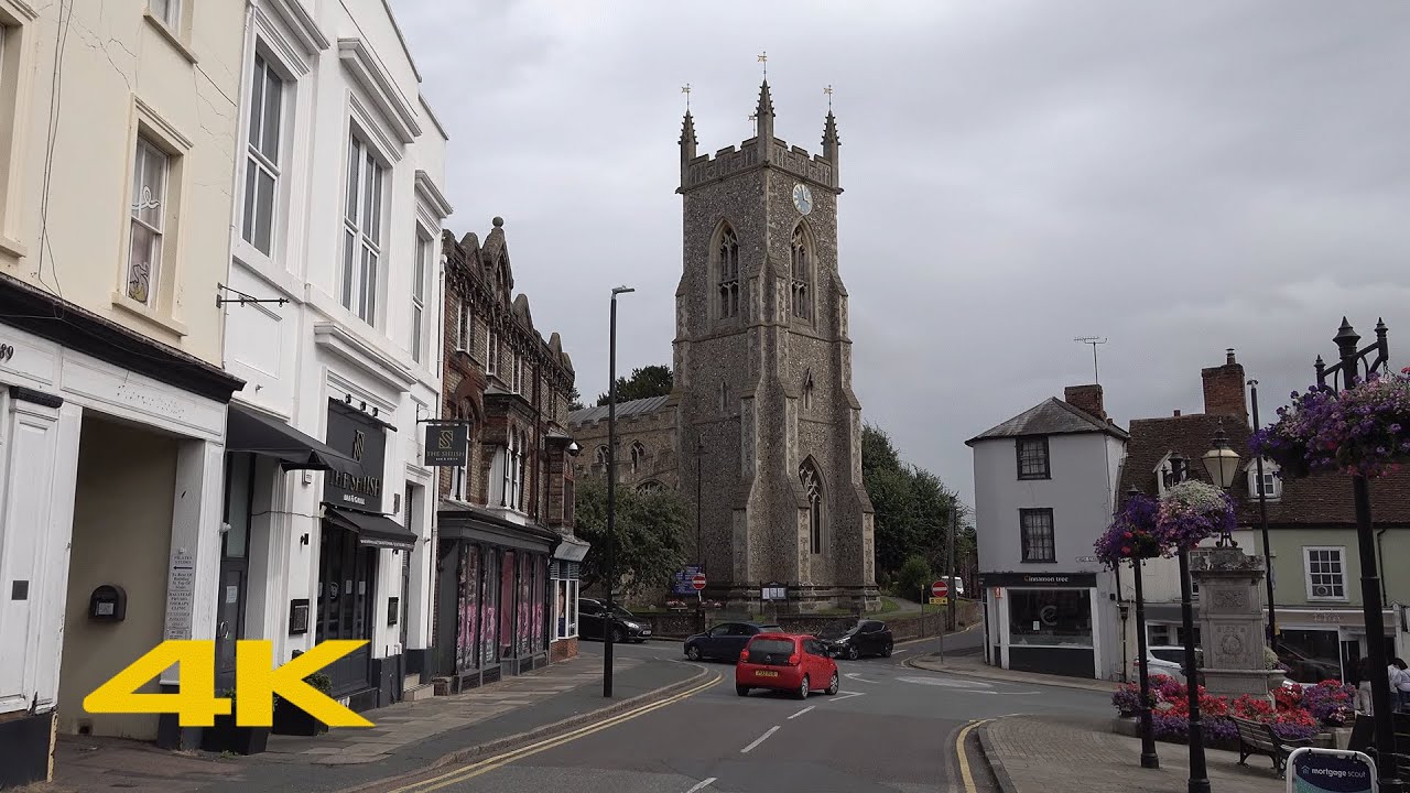Halstead Walk: Town Centre【4K】