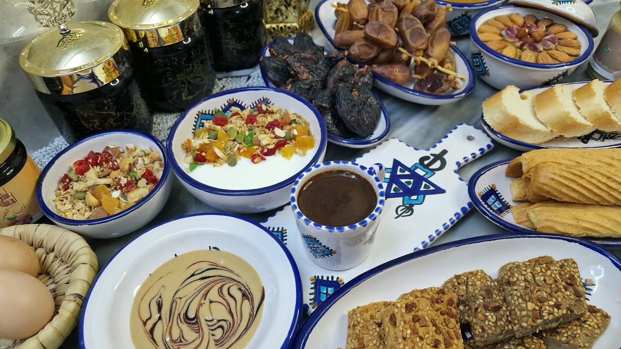 سحور رمضاني لذيذ متنوع وصحي 🥰💪🏻 وصفات شهية مشبعة وغنية بالطاقة تساعد على الصيام 🇹🇳🌛