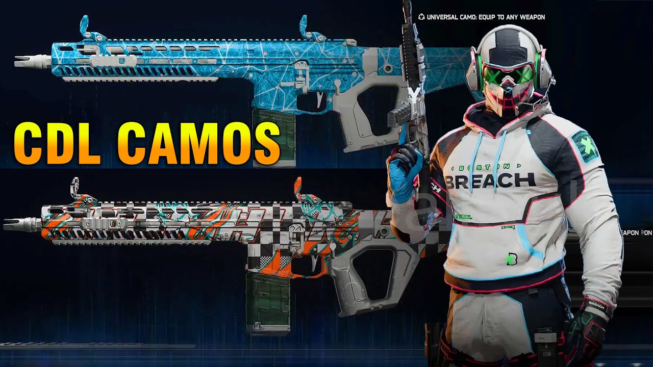 ВСЕ BO7 CDL CAMOS представлены в наборах CDL для Black Ops 7 Warzone: FaZe, LA Thieves, Optic