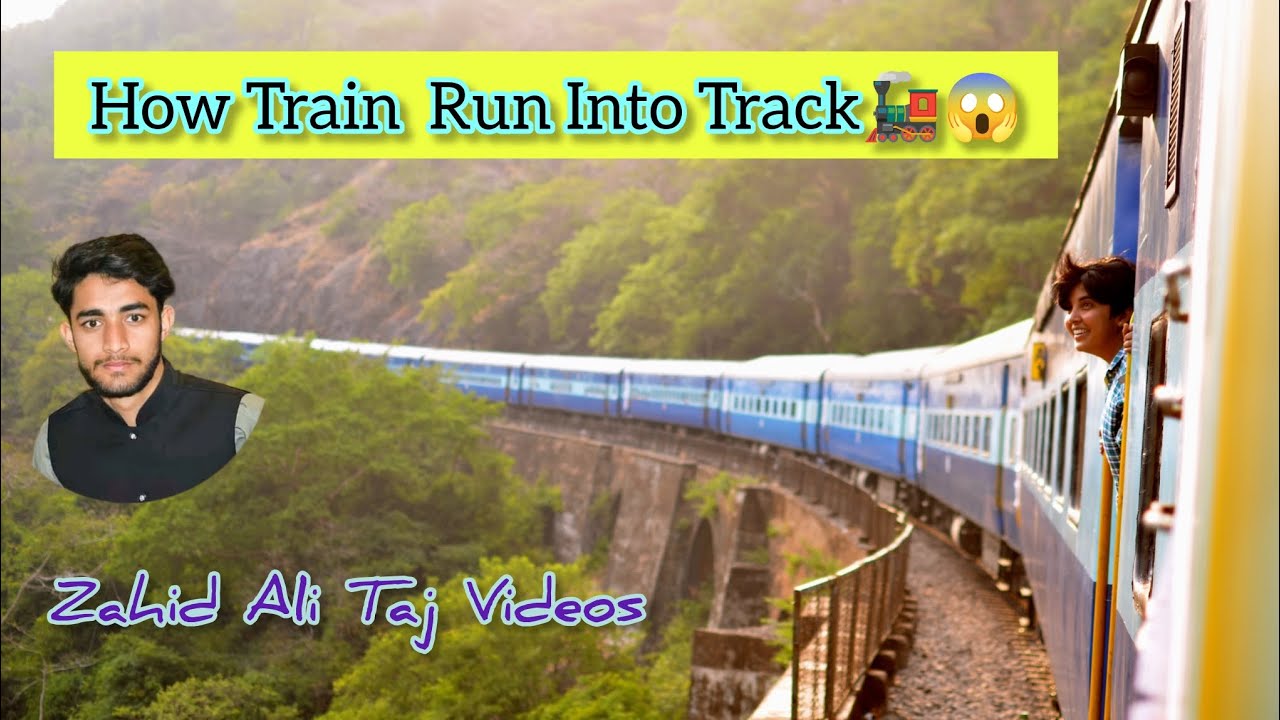 How Train Run Into Track 🚂😱 #viral #train #travel #minivlog #travelvlog #trending #foryou #trains 