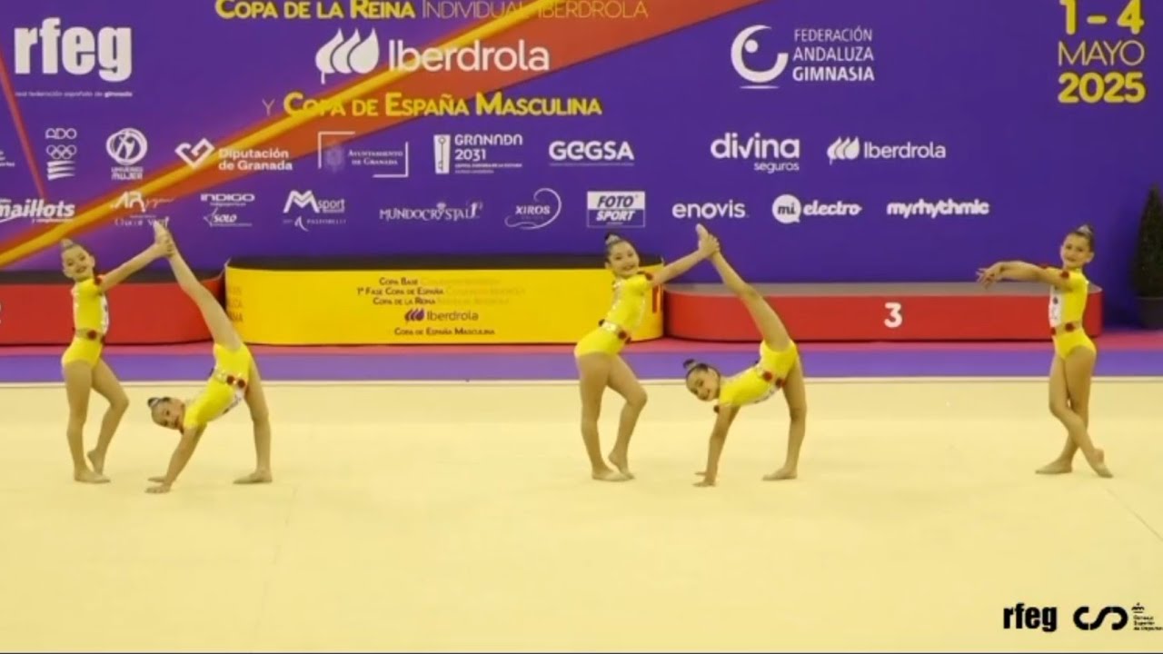 Conjunto Prebenjamín Base (Ritmico Colombino, AND) - Campeonas de España- Copa Base Conjuntos 2025.