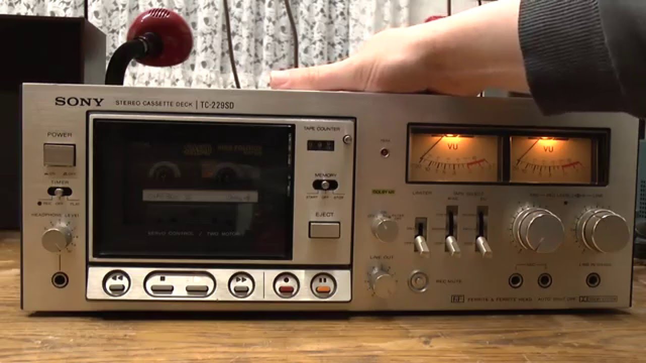 The 1976 Sony TC-229SD Cassette Deck (unrepaired)