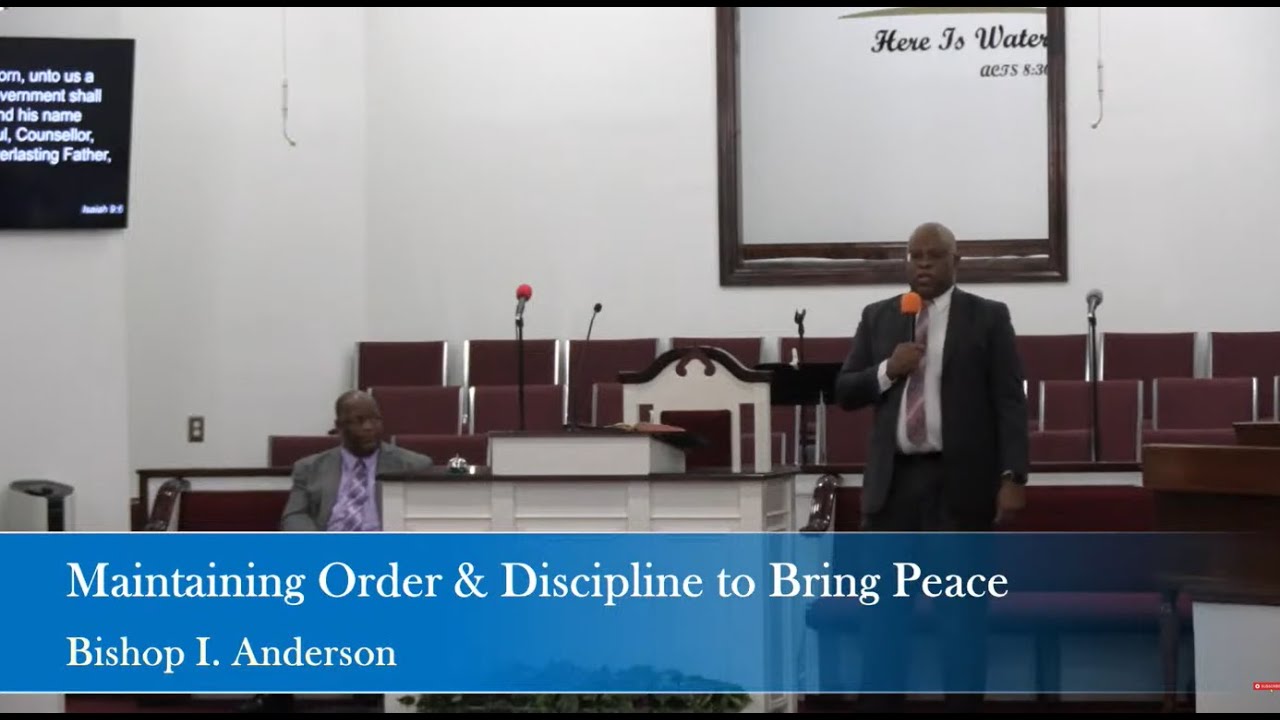 What Happens When Discipline Leads to Peace? [Bishop I. Anderson] Dec 23, 2025