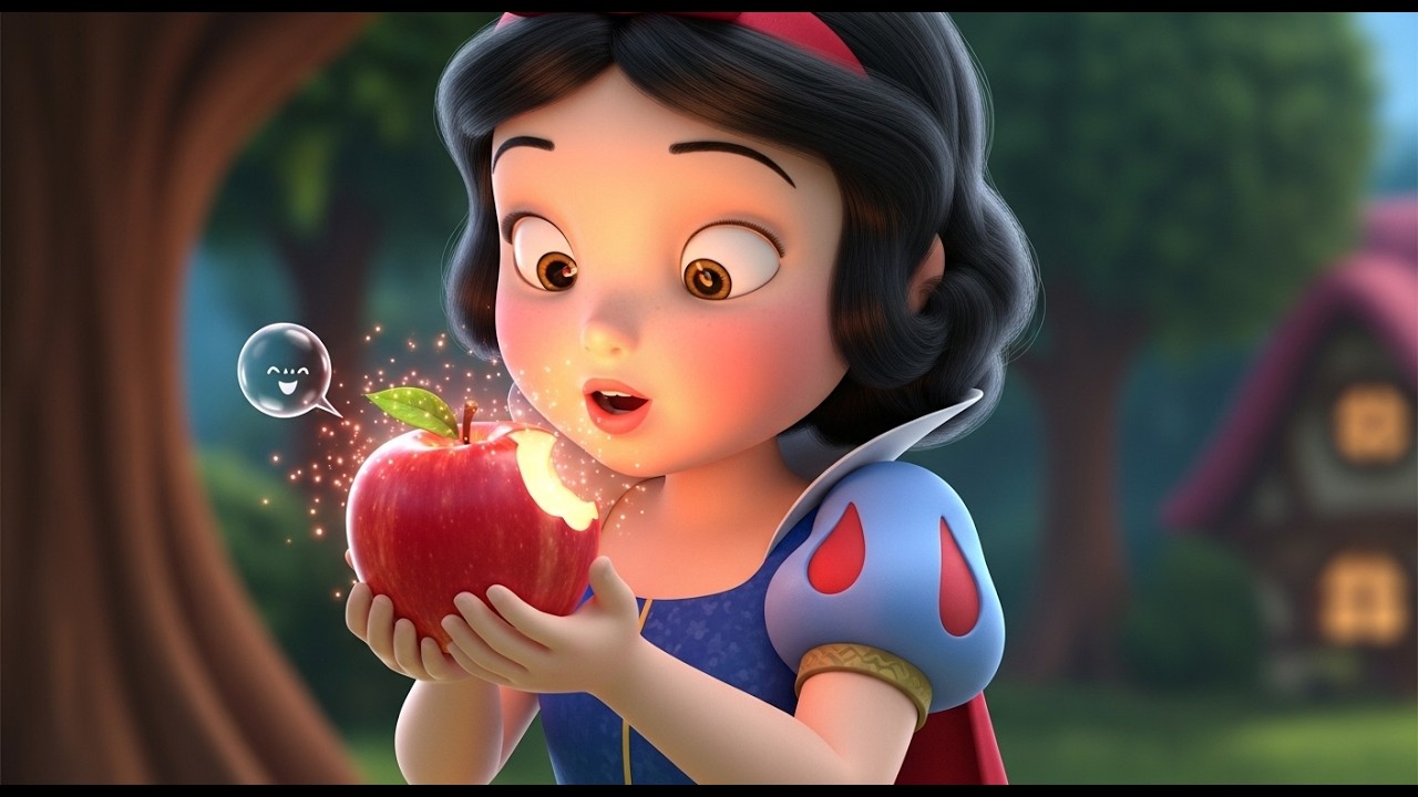 Яблочный смех Белоснежки 🍎❄️