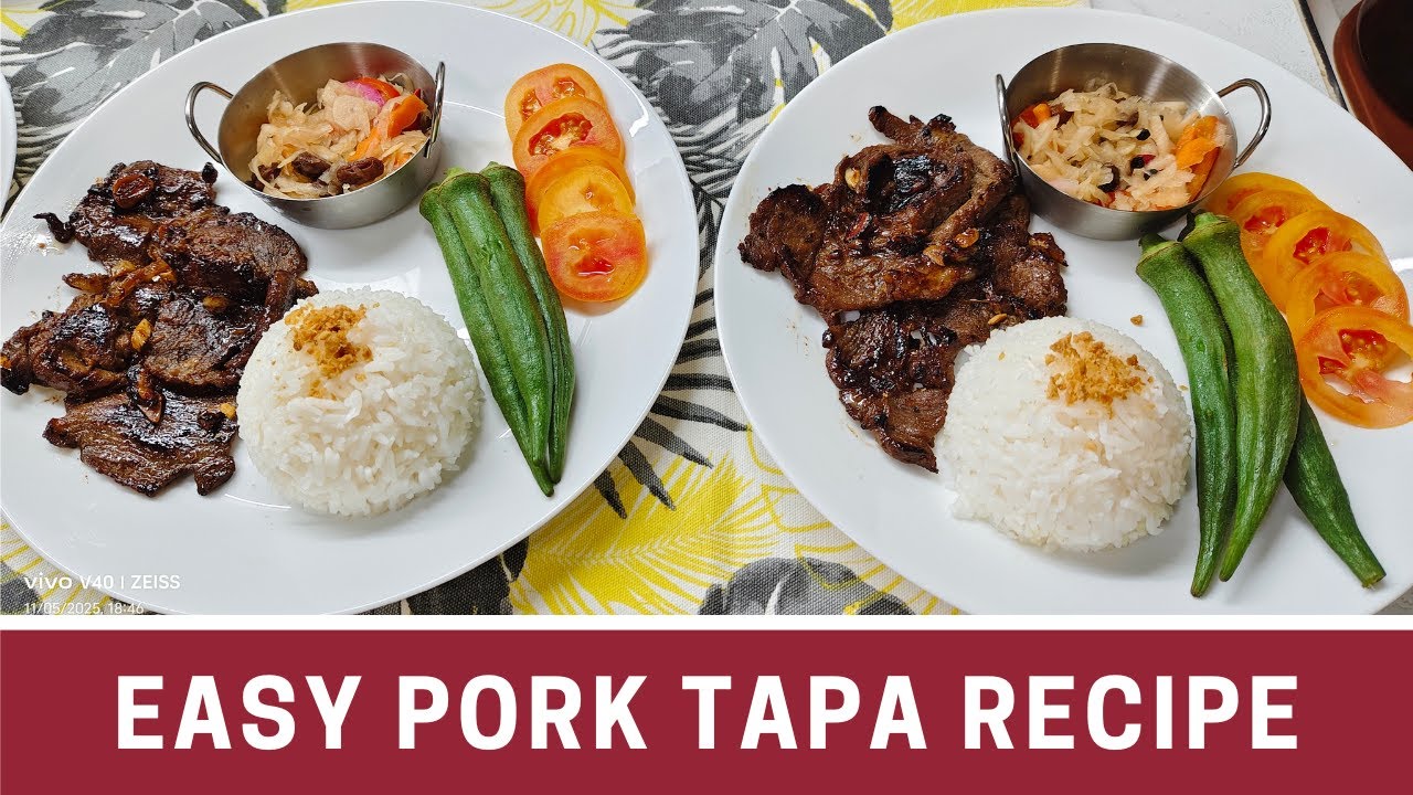 Homemade Tender & Flavorful Pork Tapa by Mai Goodness | Easy Pork Tapa Recipe | Pinoy Favorites