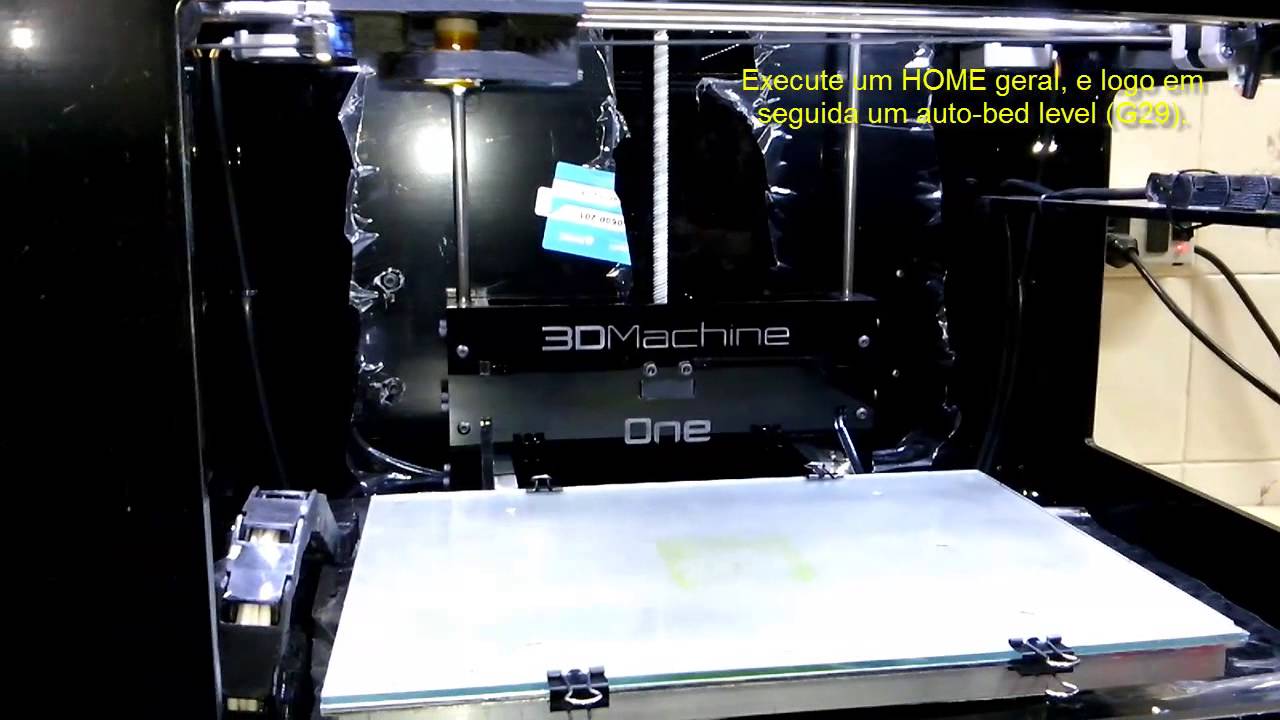 [3D Machine] [Tutorial] Nivelamento da Mesa