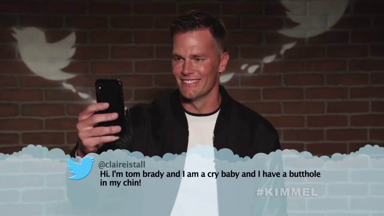 Tom Brady reads mean tweet about him! funny🤣#NFL #nfl #superfunny #kimmel