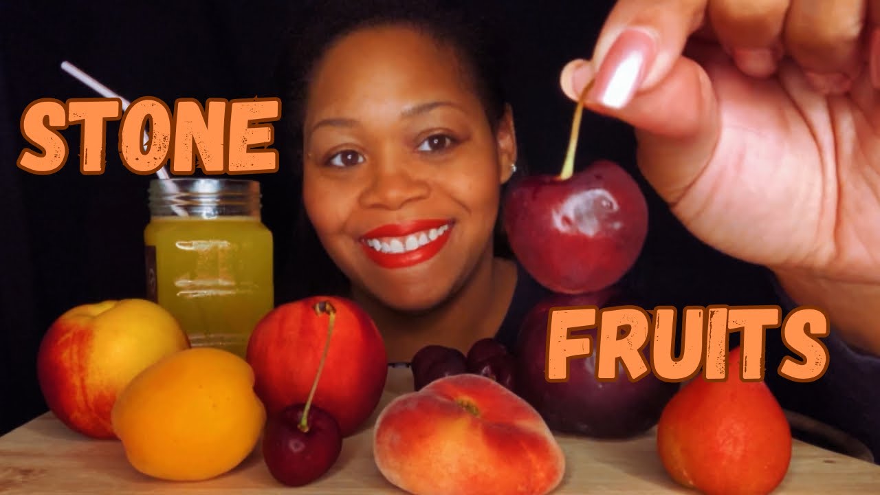 Stone Fruits! | ASMR Fruit Mukbang Eating Show | Ep. 77