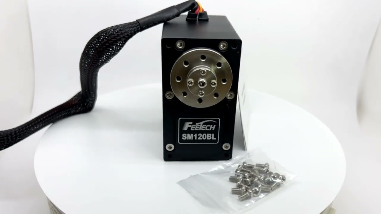 24V 120KG 360 Degree Steel Gear Brushless Moto RS485 Servo Motor