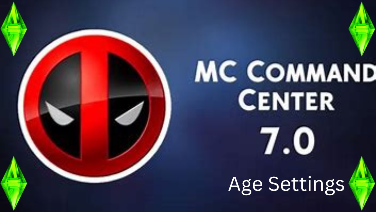 How to make The Sims 4 Age settings more even using MC Command Centre