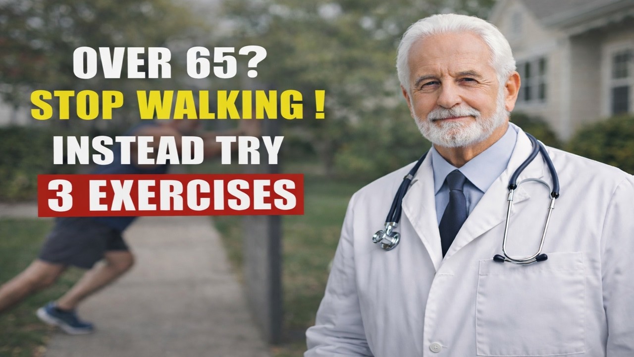 Over 65? Stop Walking — Do THESE 3 Exercises Instead  | Doctor Approved