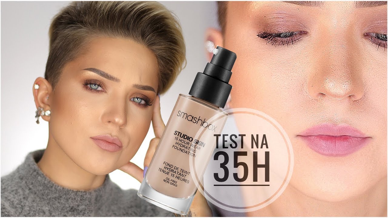 TRWAŁOŚĆ DO 24H? NOSIŁAM MAKIJAŻ PRZEZ 35H! | TEST SMASHBOX STUDIO SKIN | kitulec