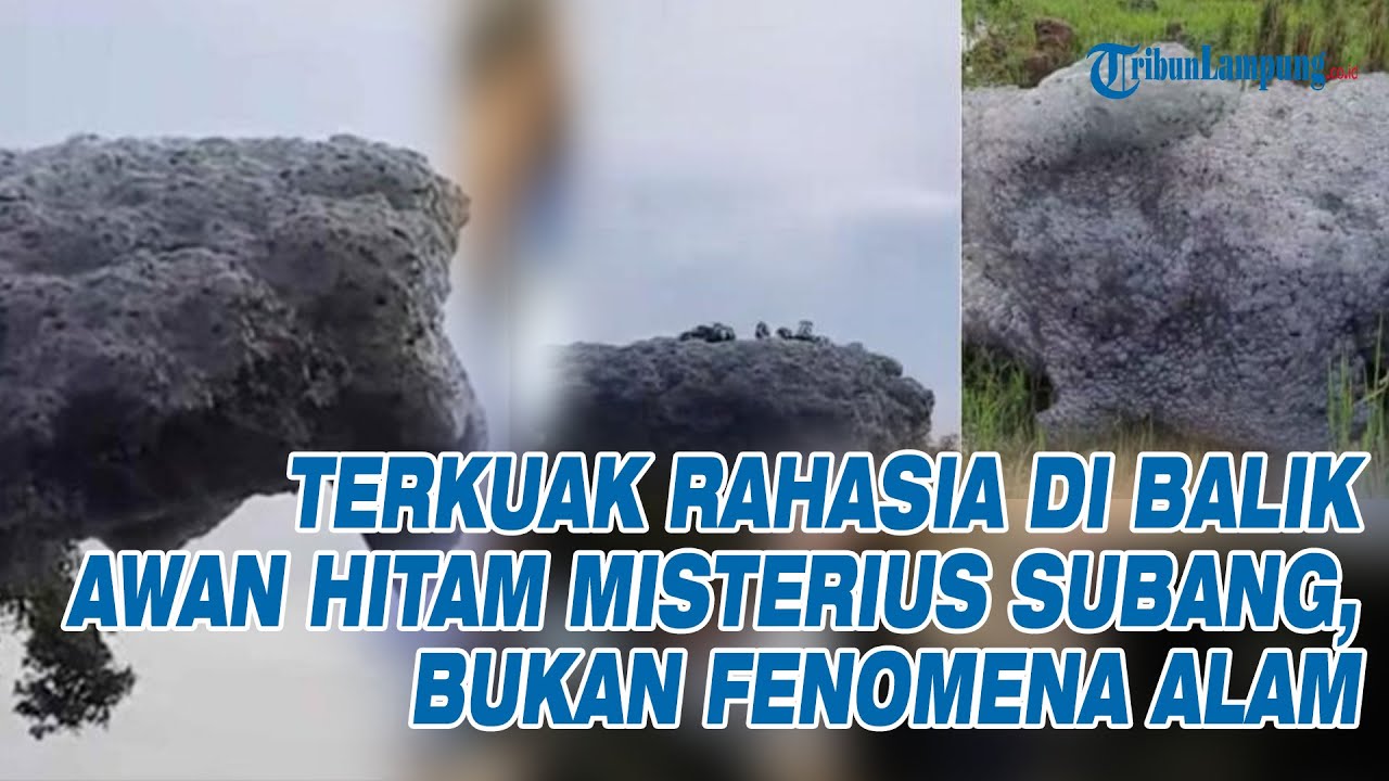 Terkuak Rahasia di Balik Awan Hitam Misterius Subang, Bukan Fenomena Alam