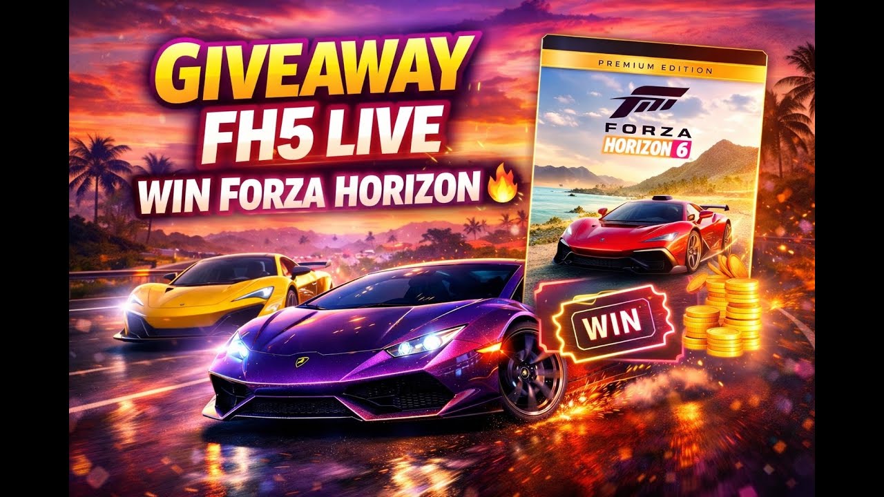 Forza Horizon 5 LIVE 🔥 | הגרלה על FH6 Premium Edition