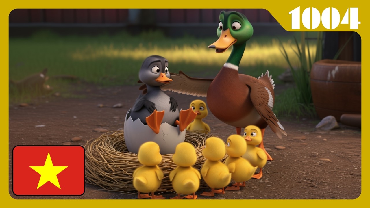 Vịt Con Xấu Xí (The Ugly Duckling) | Truyện cổ tích | Hello Story World, 1004-L