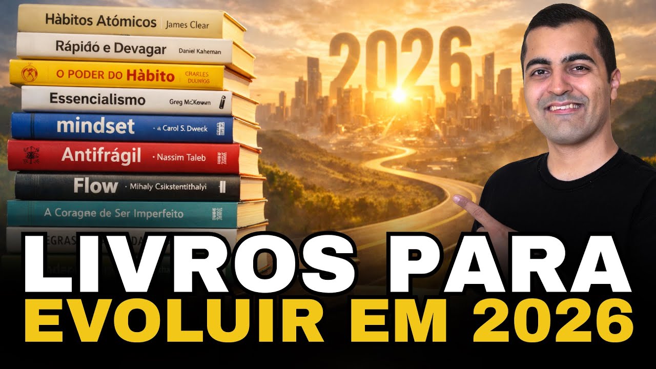 17 Livros que vão te levar mais longe em 2026!