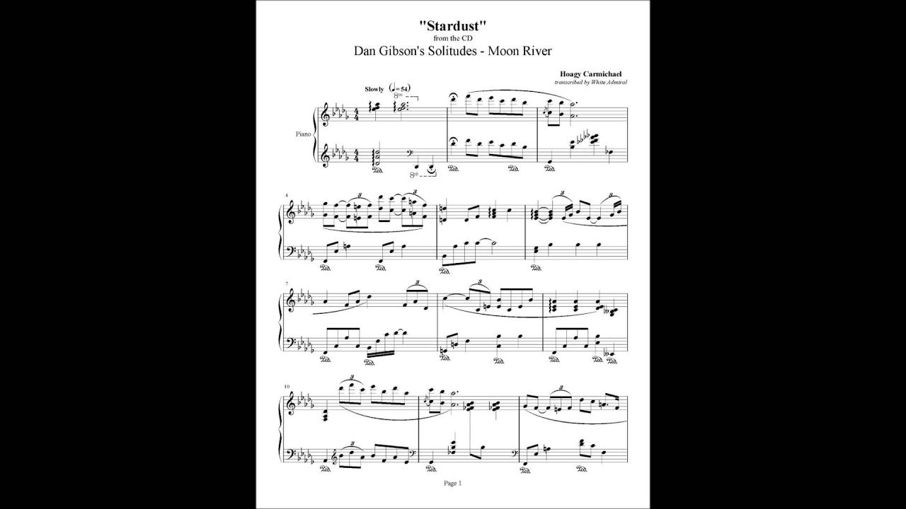 STARDUST - HOAGY CARMICHAEL