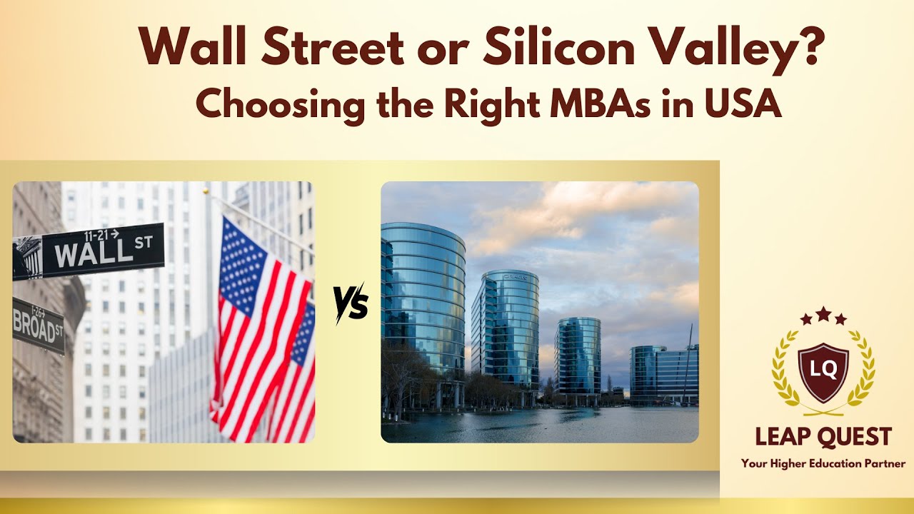 Wall Street or Silicon Valley? Choosing the Right MBA Path