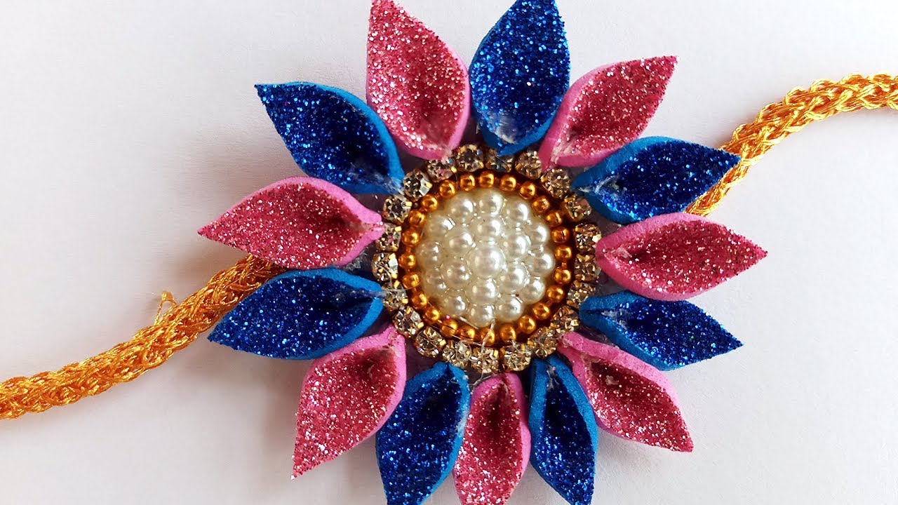 Easy Rakhi Design 2019 : How to Make Rakhi at Home | Handmade Rakhi | Rakhi Designs for Competition