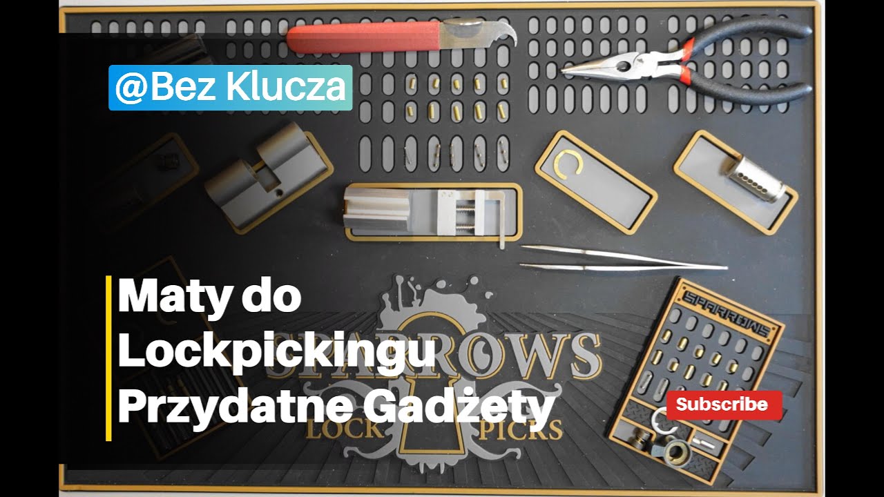 30. Gadżety Lockpickera - Maty do lockpickingu od Sparrows @BezKlucza