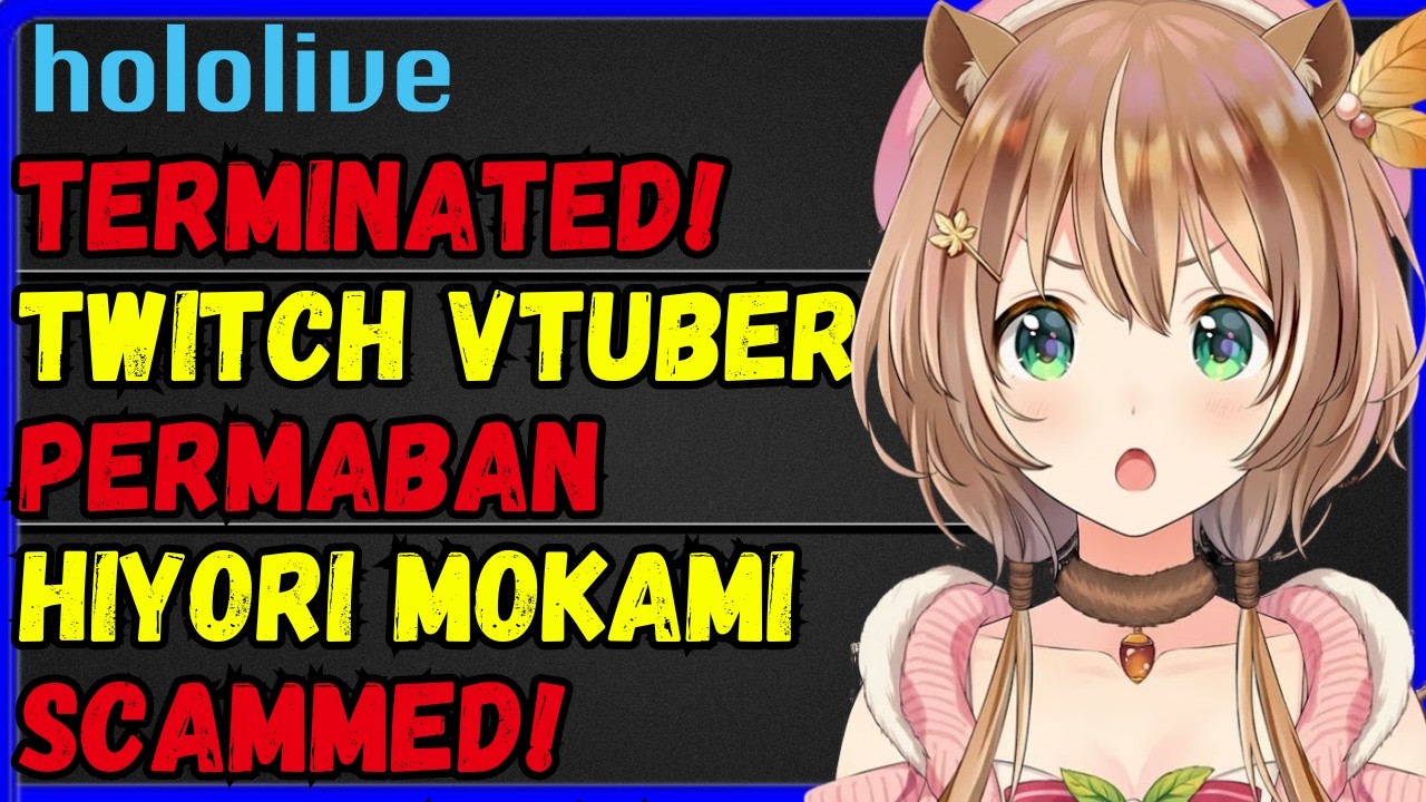 Hololive Vtuber HACKED AND banned,  Channel TERMINATED, Vtuber SCAMMED, Twitch Vtuber PERMANENT BAN,