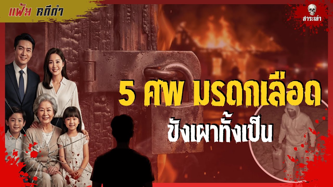 เผายกครัว 5 ศพ! แผนอำมหิตลูกบุญธรรม ขังพ่อแม่ตายทั้งเป็น แลกมรดก 80 ล้าน | แฟ้มคดีดำ
