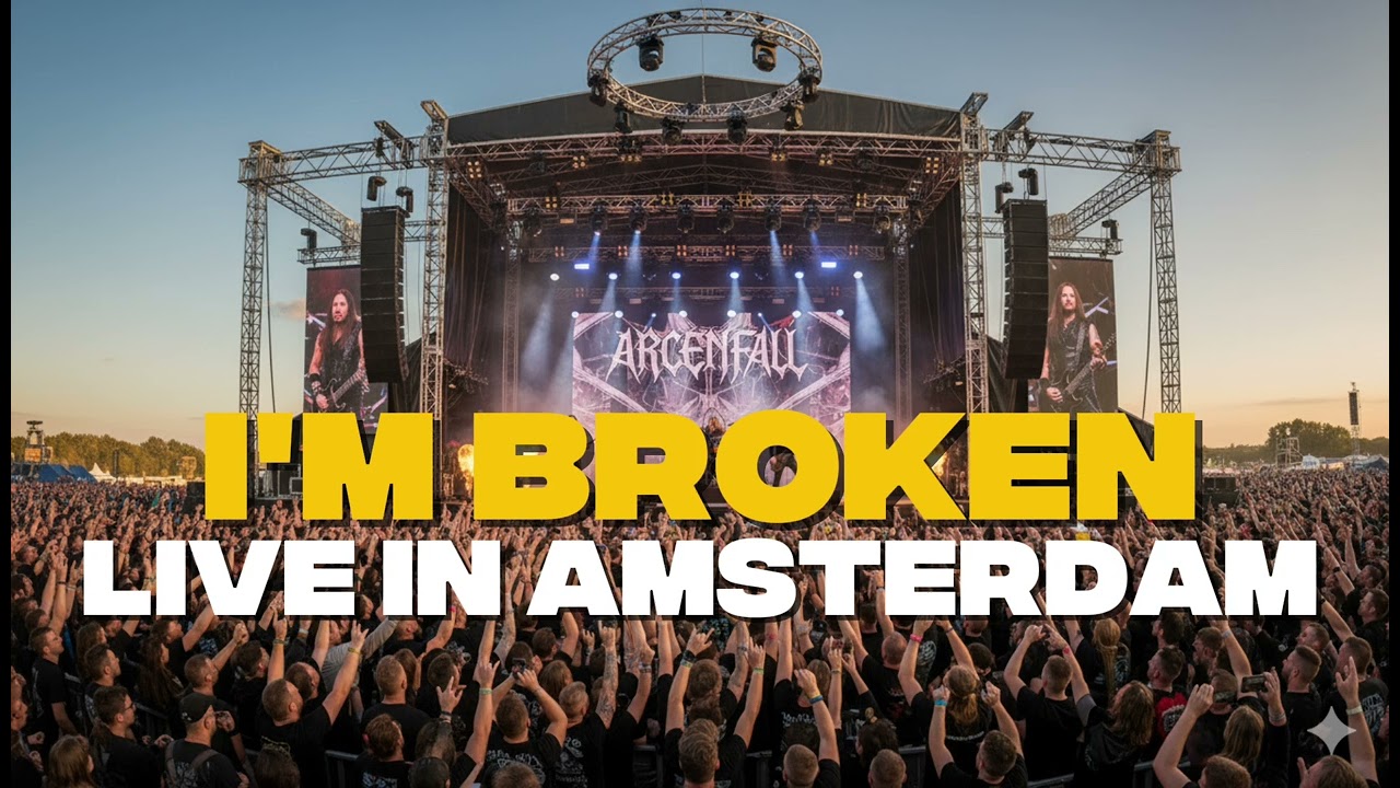 Arcenfall - I'm Broken (live in Amsterdam Version) Orchestral Rock 2025 |Ballad Rock 2025 emotional