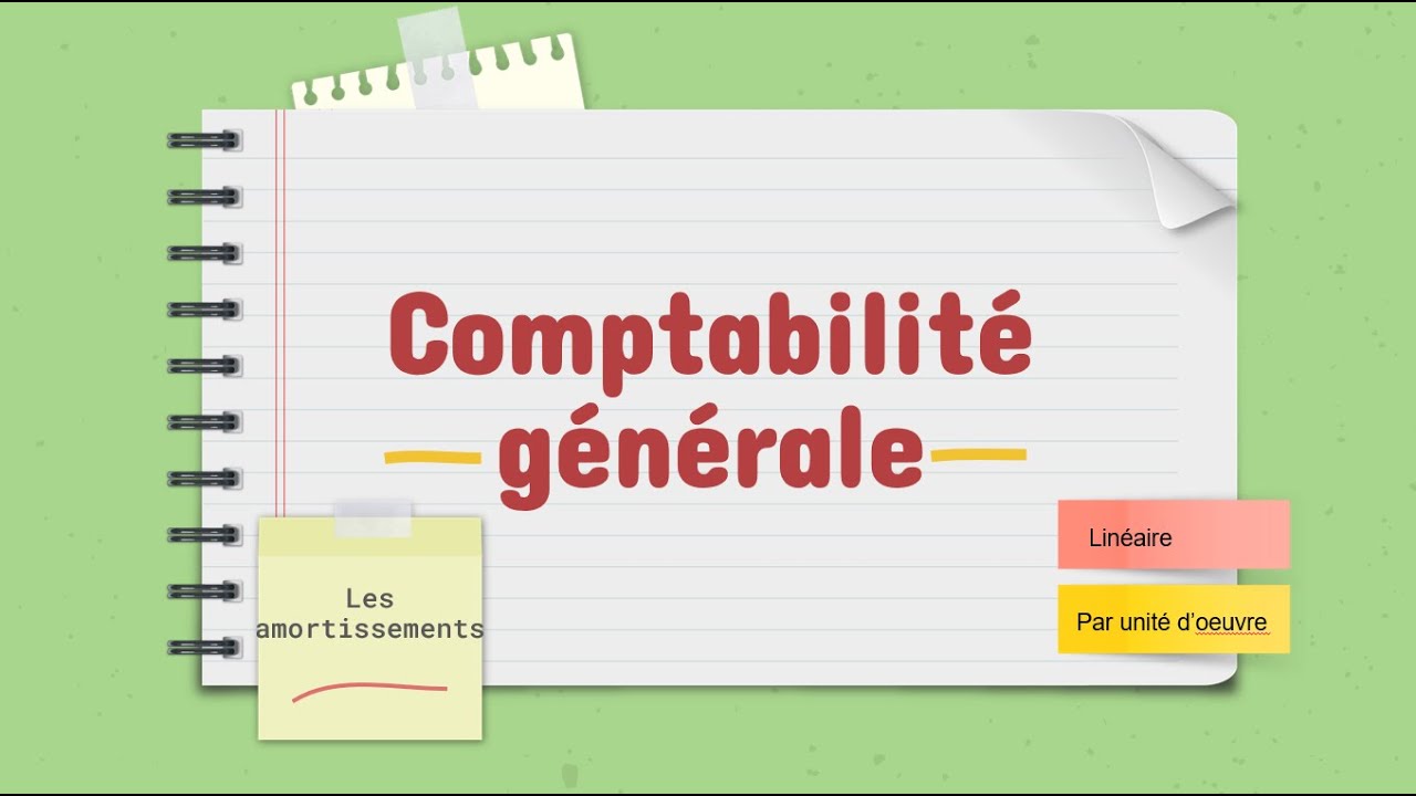 Les amortissements