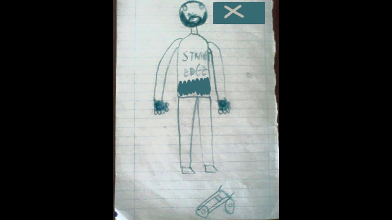 The straight edge man
