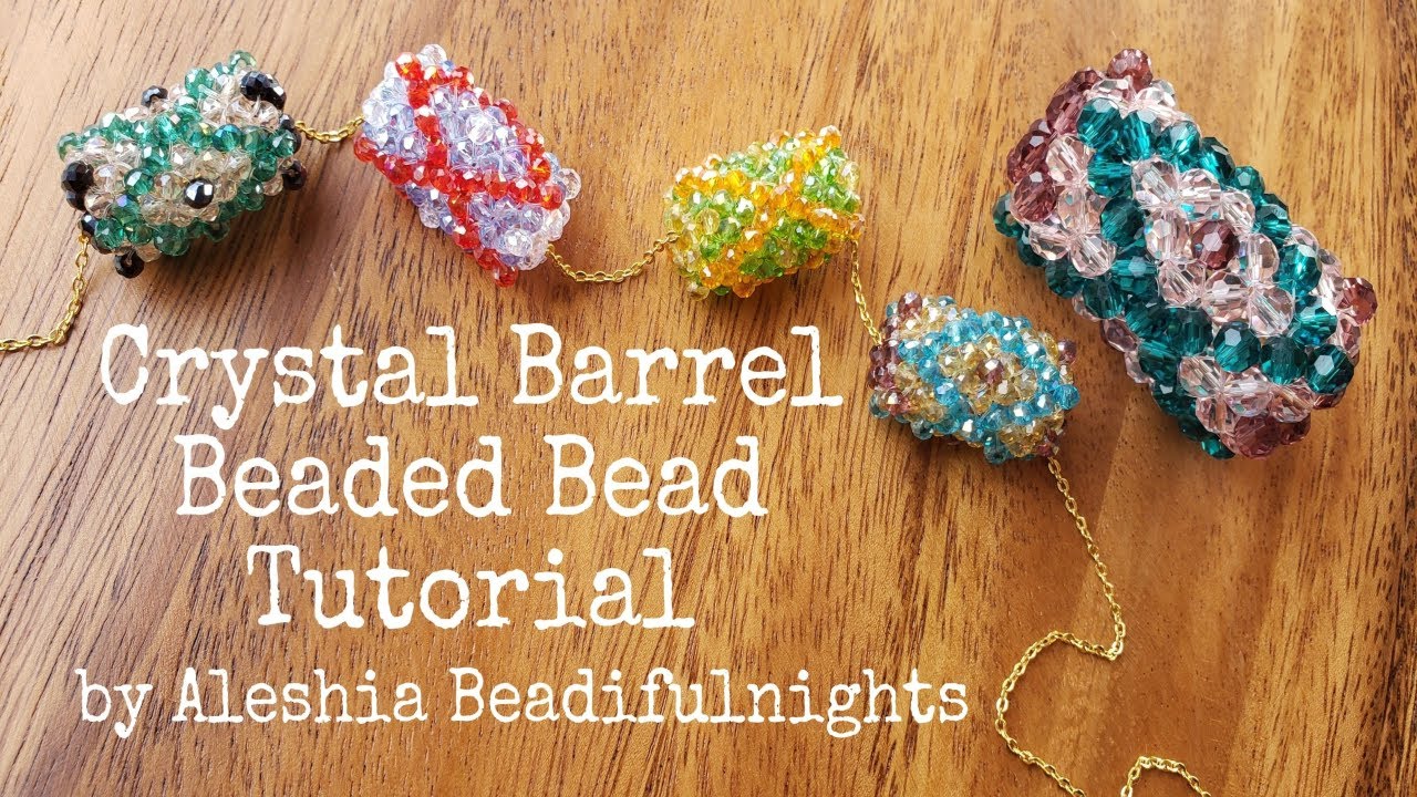 Crystal Barrel Beaded Bead Tutorial