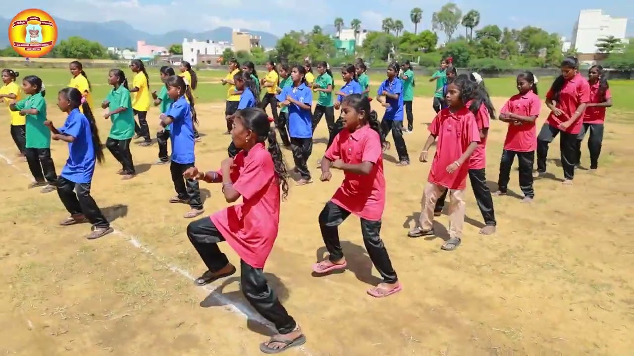 CMS hr sec school, Srivilliputtur. Aerobic Dance Sports Day