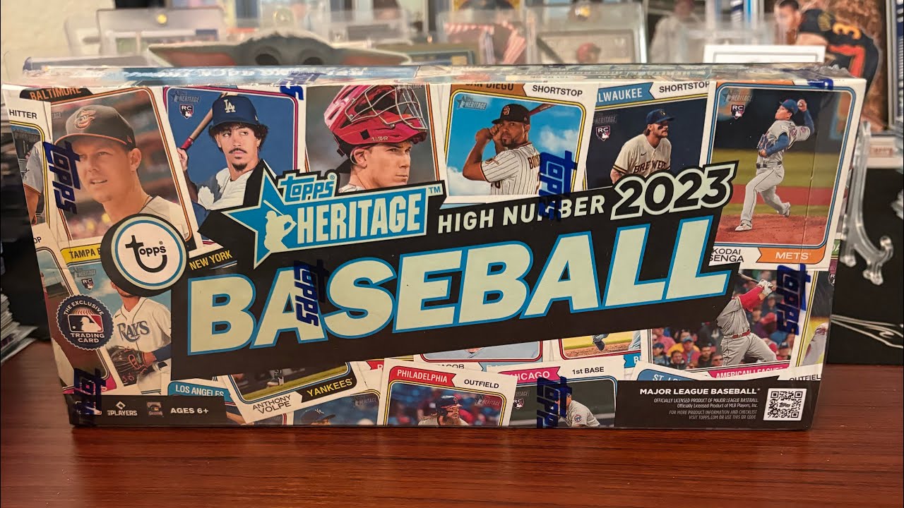 Heritage through the years. 2023 Topps Heritage High Number Hobby Box! Auto time!!! Red ink?