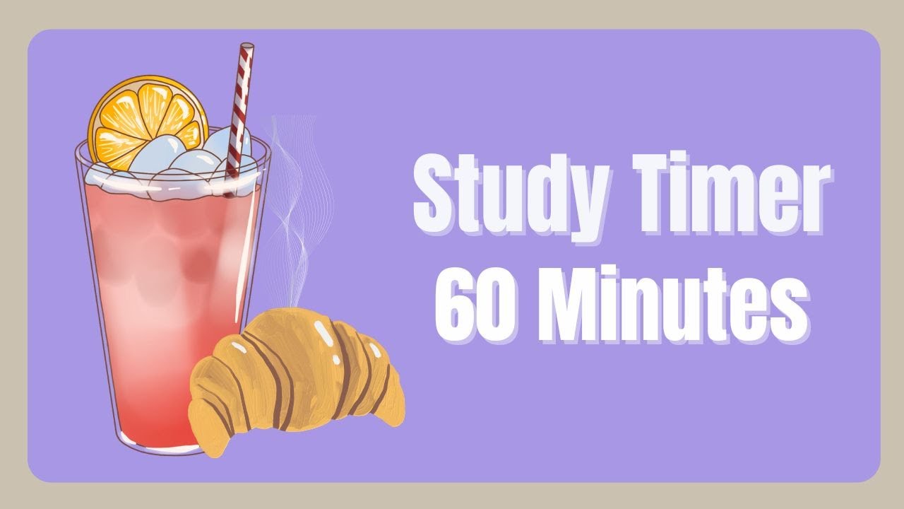 Paris Café Vibes 🥐☕ | Cozy Aesthetic 1 Hour Timer for Focus & Study