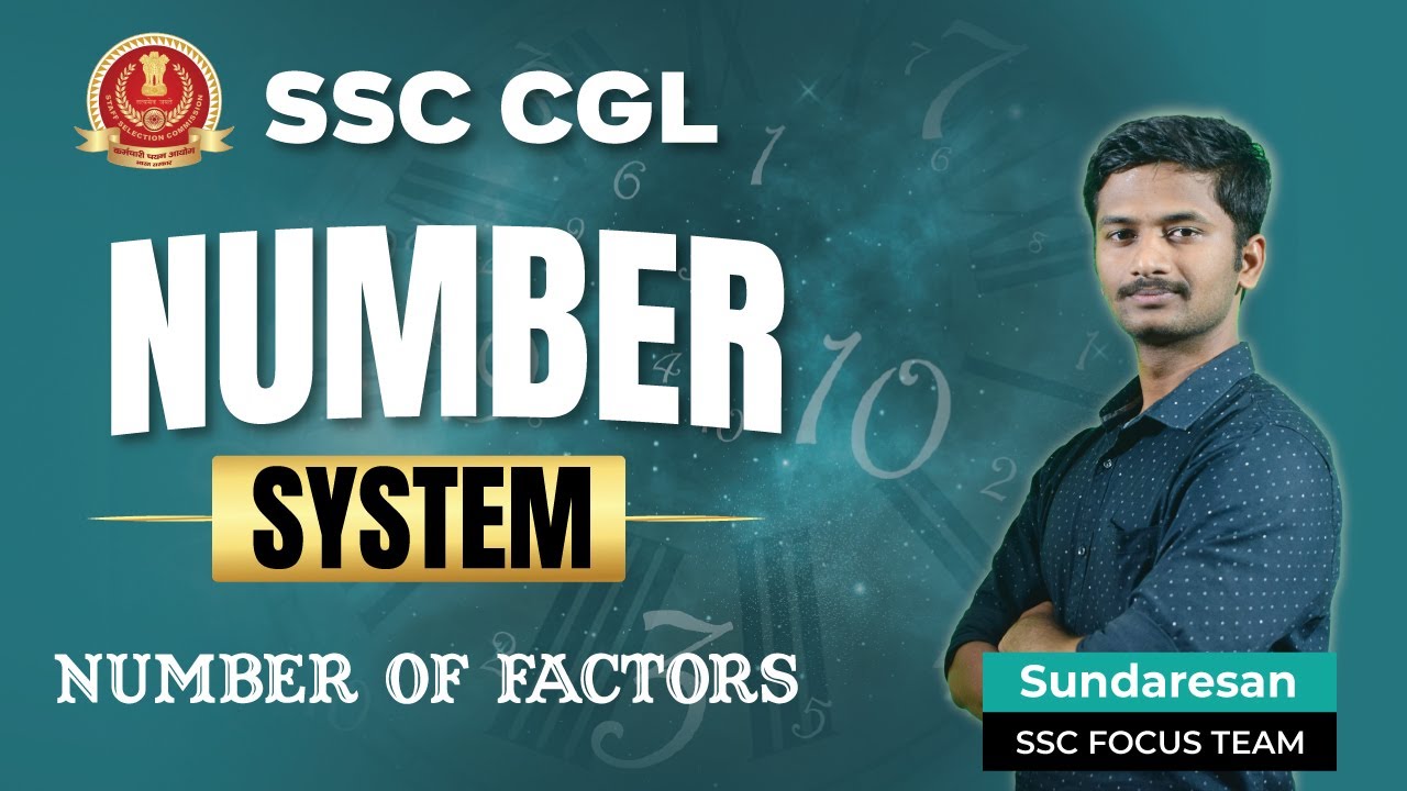 SSC CGL | Number System | Number of Factors | VERANDA RACE SSC