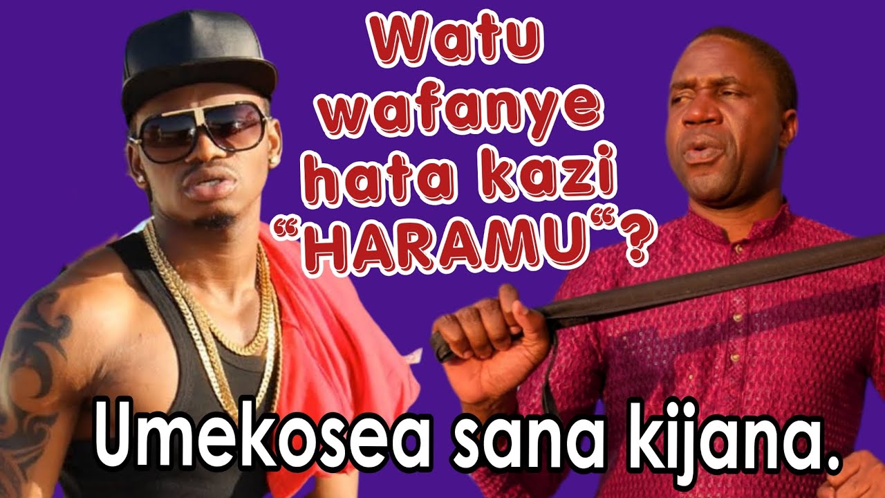 Mbarikiwa ampinga vikali Diamond. Una maana hata kazi haramu ni kazi? 