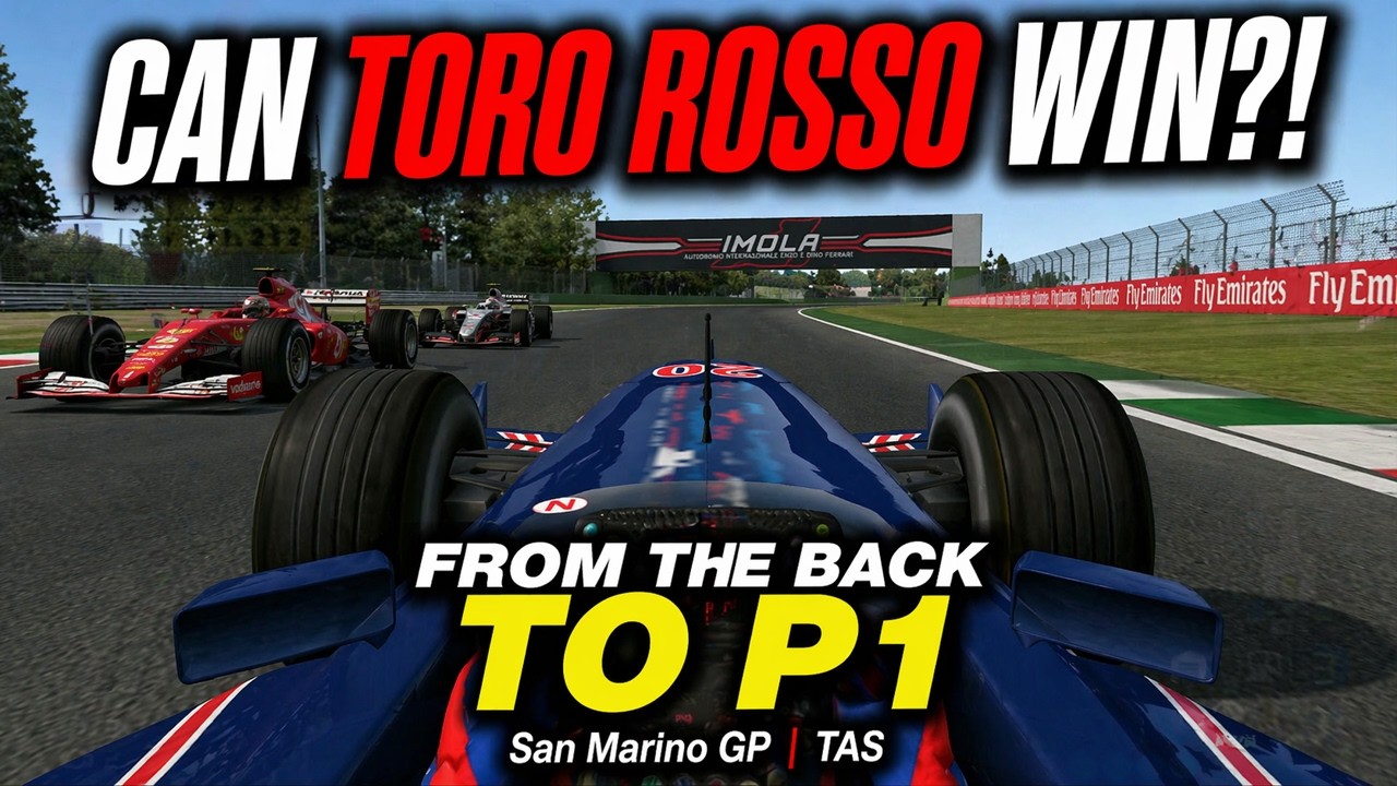 F1 2006 Toro Rosso Career mode San Marino  GP [TAS] - Formula one Gameplay