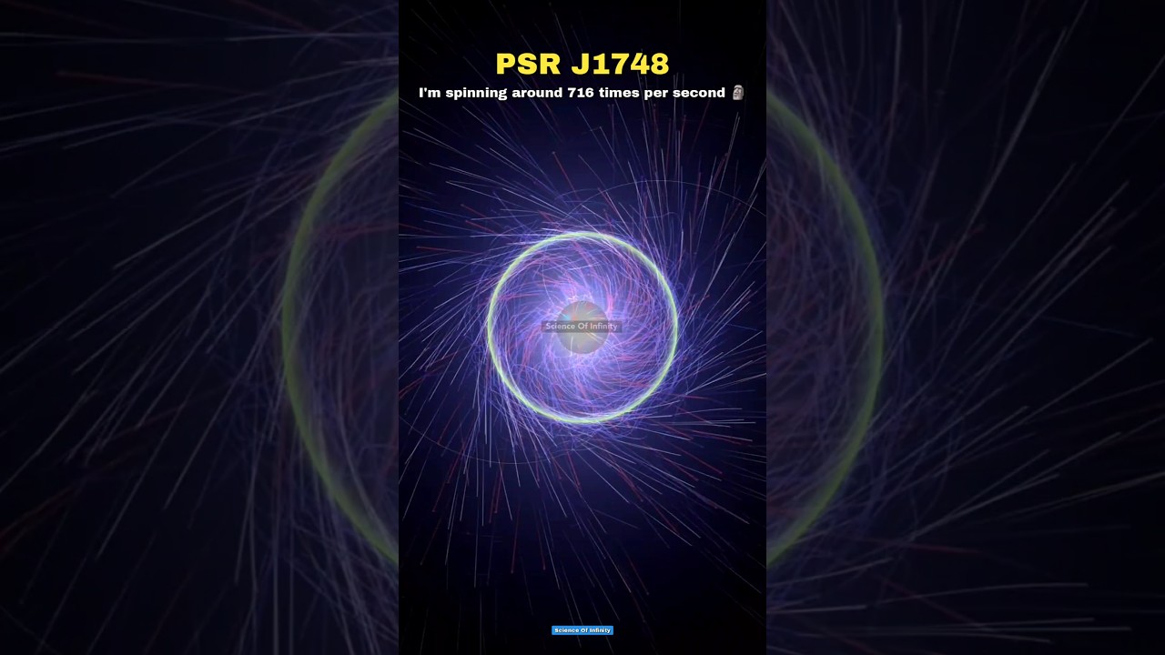 Fastest Pulsar vs Slowest Pulsar 👺😇 #shorts #space #universe